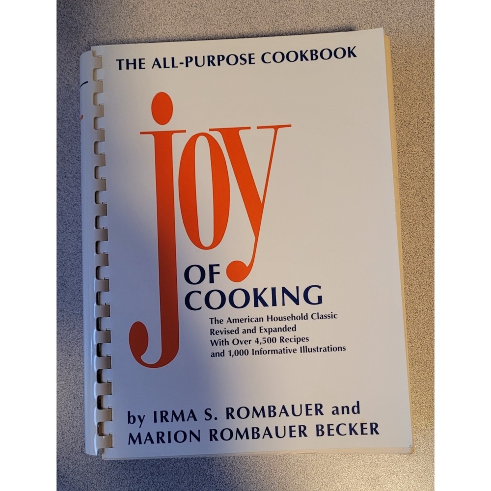 The All-Purpose Cookbook: The Joy of Cooking Standard Edition Paperback Newโ